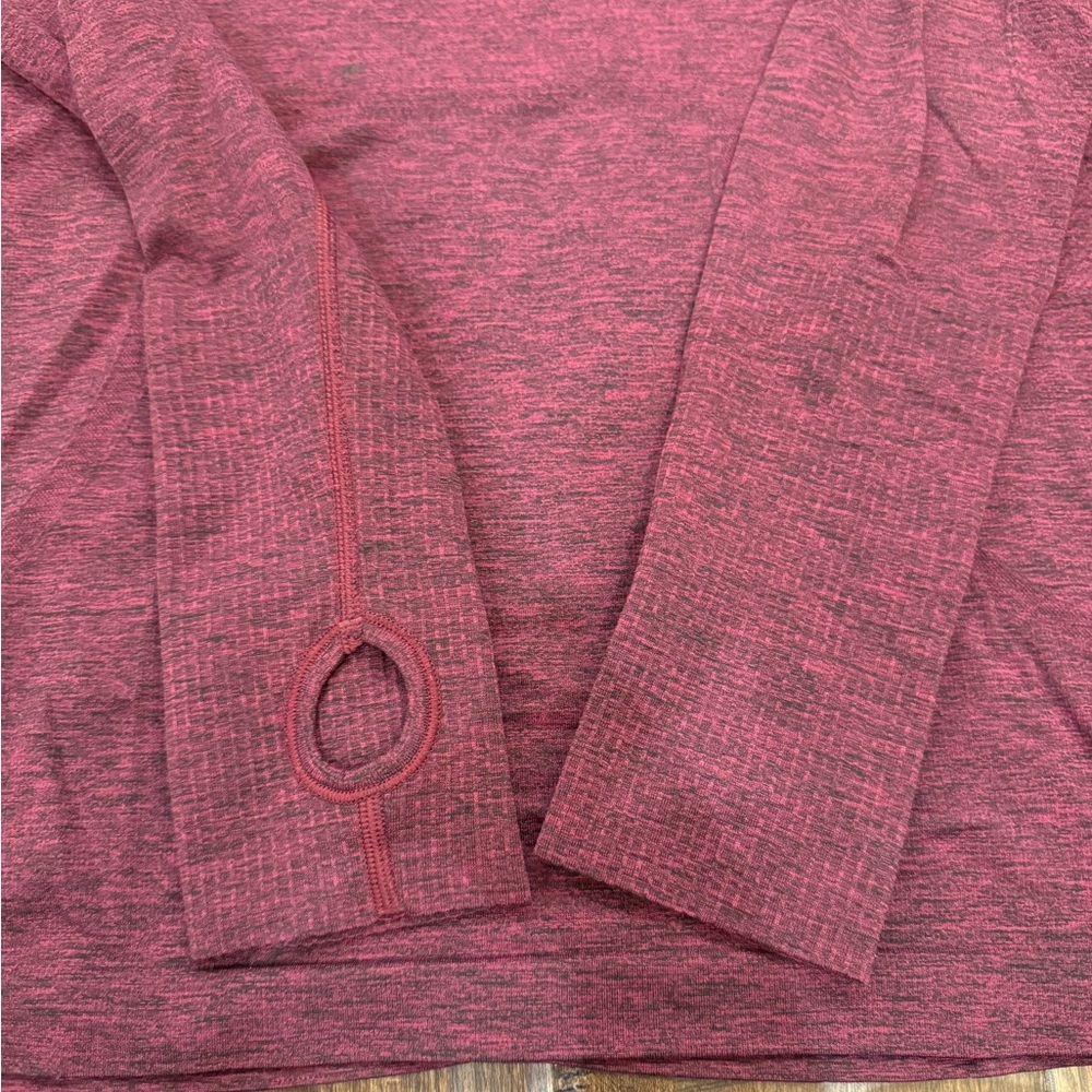 Lululemon Swiftly Tech Long Sleeve Crew Star Ruby Black size 12 - Picture 5 of 11